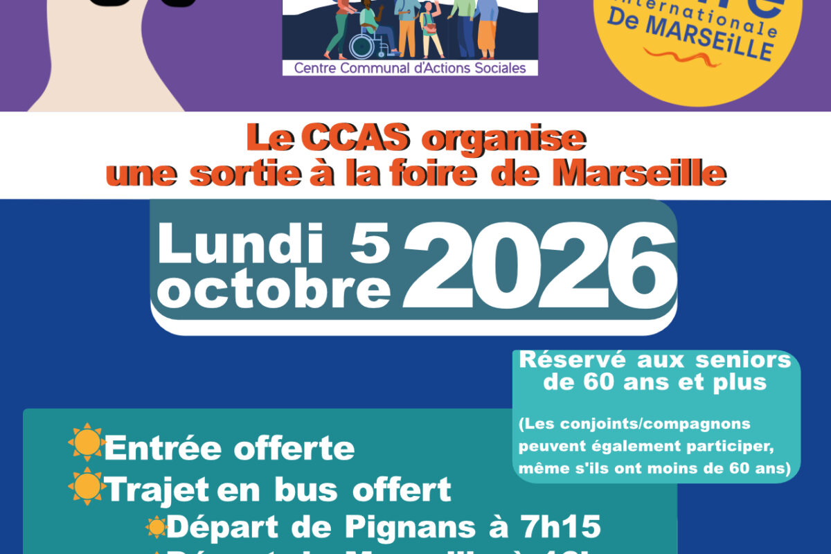 5 oct. – Foire de Marseille – CCAS