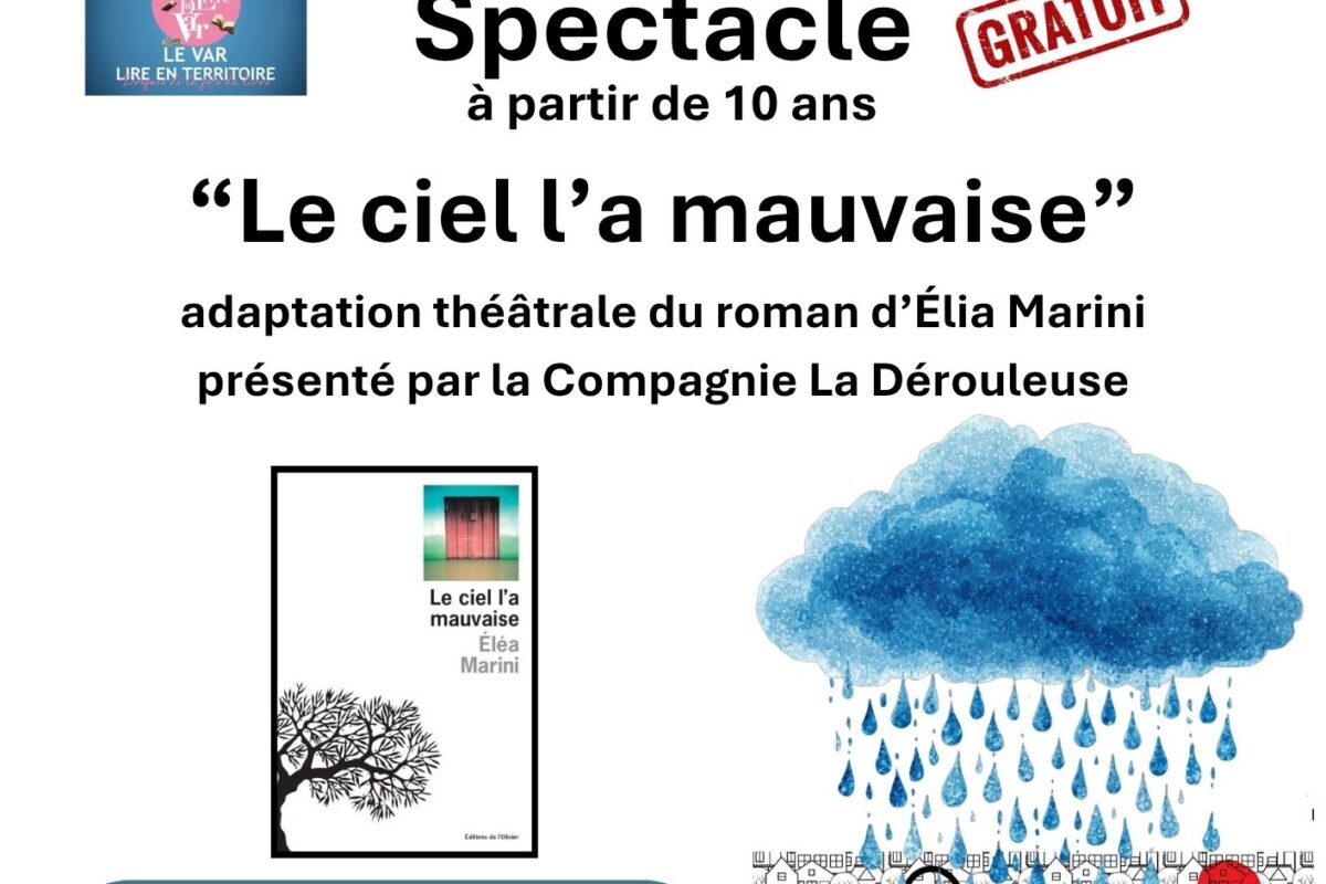 16 oct. – Spectacle « Le ciel l’a mauvaise »