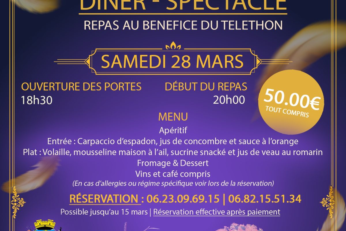 28 mars – Diner spectacle – CLASP