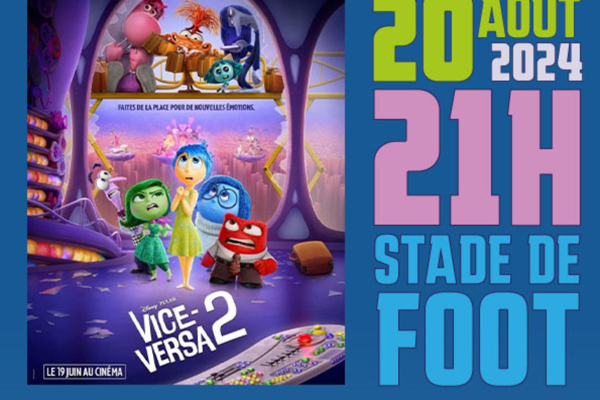 20 août – Cinéma plein air – Vice Versa 2 – Un bel été à Pignans 2024